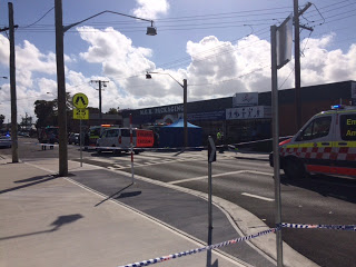 The crash scene at Adamstown in November 2019 Picture: Ian Crouch