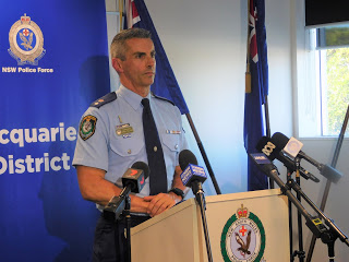 Lake Macquarie Police District Commander Superintendent, Danny Sullivan.