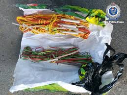 Police allege explosive detonators were found at a Weston home Picture: NSW Police
