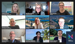 Representatives of the Hunter Region SDG Memorandum of Understanding meet via Zoom.
