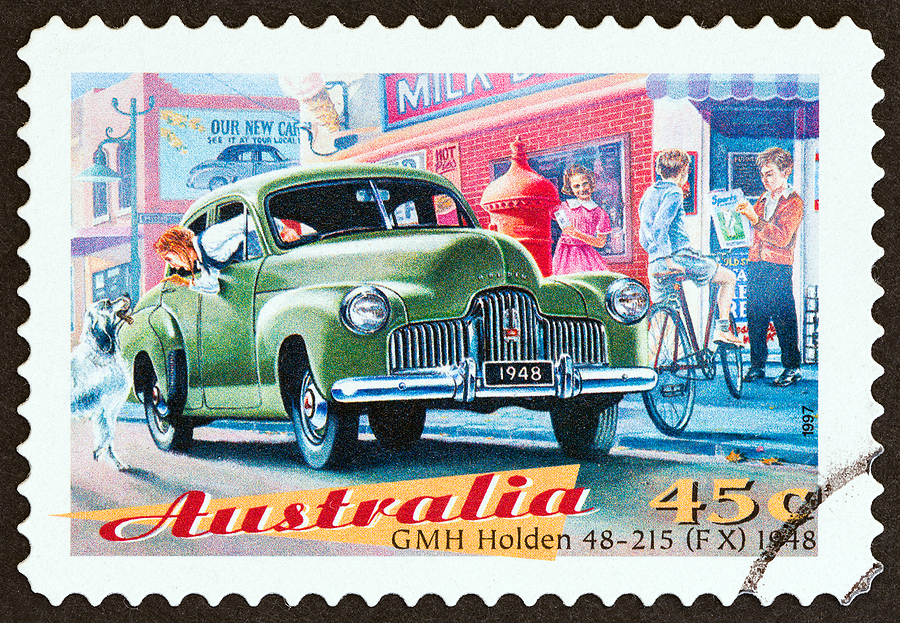 holden car stamp
