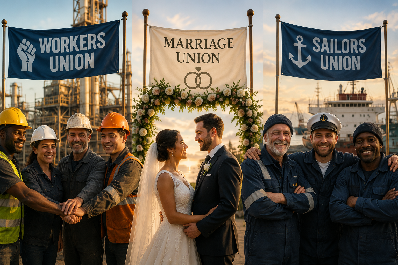 Unions - works, marriage and sailors